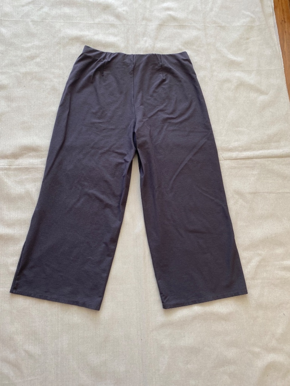 Eileen Fisher Washable Stretch Crepe Wide-Leg Pant Size L - Picture 4 of 5